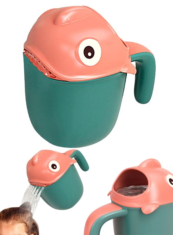 Bath Jug For Baby Washing,Baby Shower Cup, Baby Bath Jug, Baby Bath Shampoo Rinse Cup, Multifunctional Lovely Washing Baby Hair Rinse Cup Rinser Shower Sprinkler - Image 1